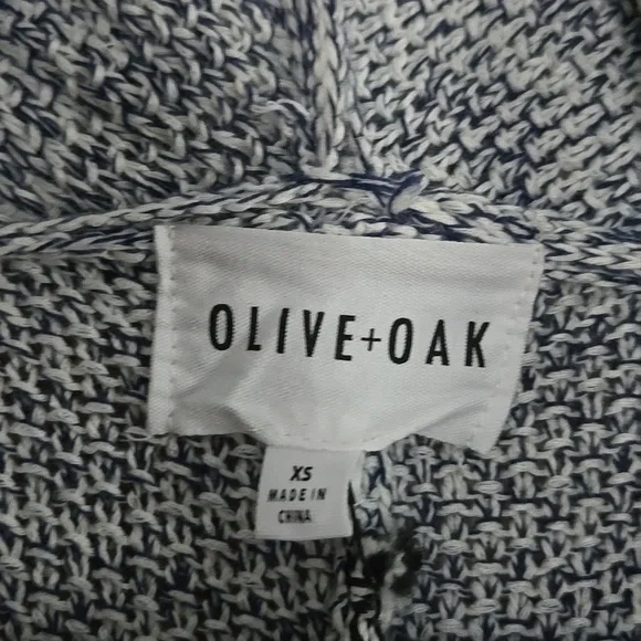 Olive + Oak Knit Waterfall Sleeveless Duster Shawl Cardigan size XS - Picture 6 of 10